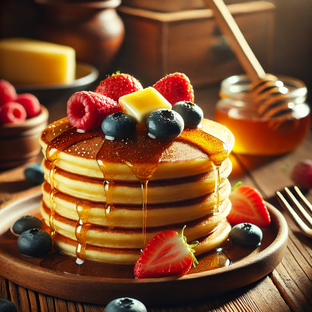 How To make Honey Pancakes Recipe: Fluffy & Naturally Sweet 🍯🥞